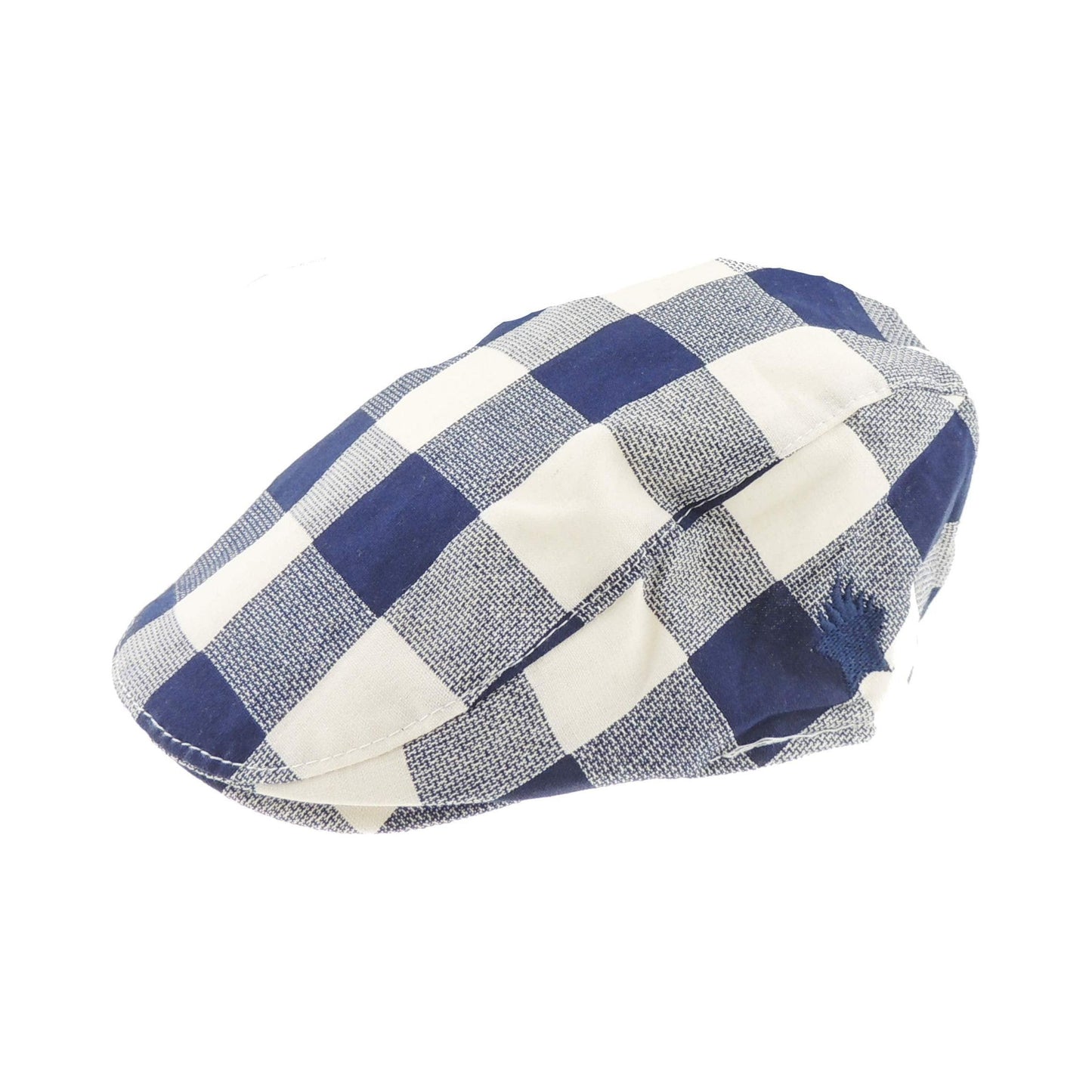 Baby Boys Girls Summer Holiday Cotton Plaid Tartan Cap Sun Hat 6-15 Months