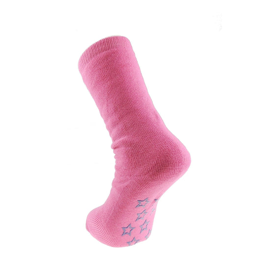 Womens Girls Feather Thick Thermal Soft Warm Winter Cosy Christmas Sleep Bed House Home Slipper Gripper Socks Pastel Gift Idea For Her 4-7 UK