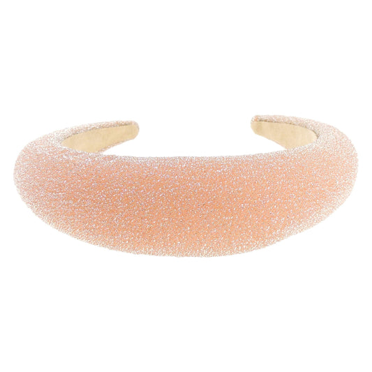 Ladies Girls Sparkly Glitter Wide Thick Chunky High Headband Alice Band