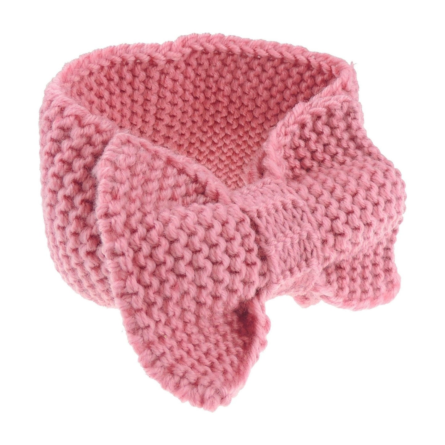 Ladies Warm Winter Knit Bow Detail Headband Wrap Ear Muffs