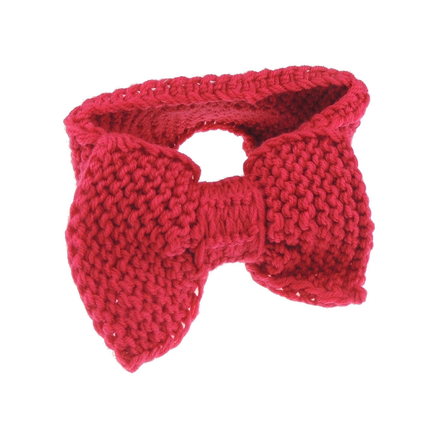 Ladies Warm Winter Knit Bow Detail Headband Wrap Ear Muffs