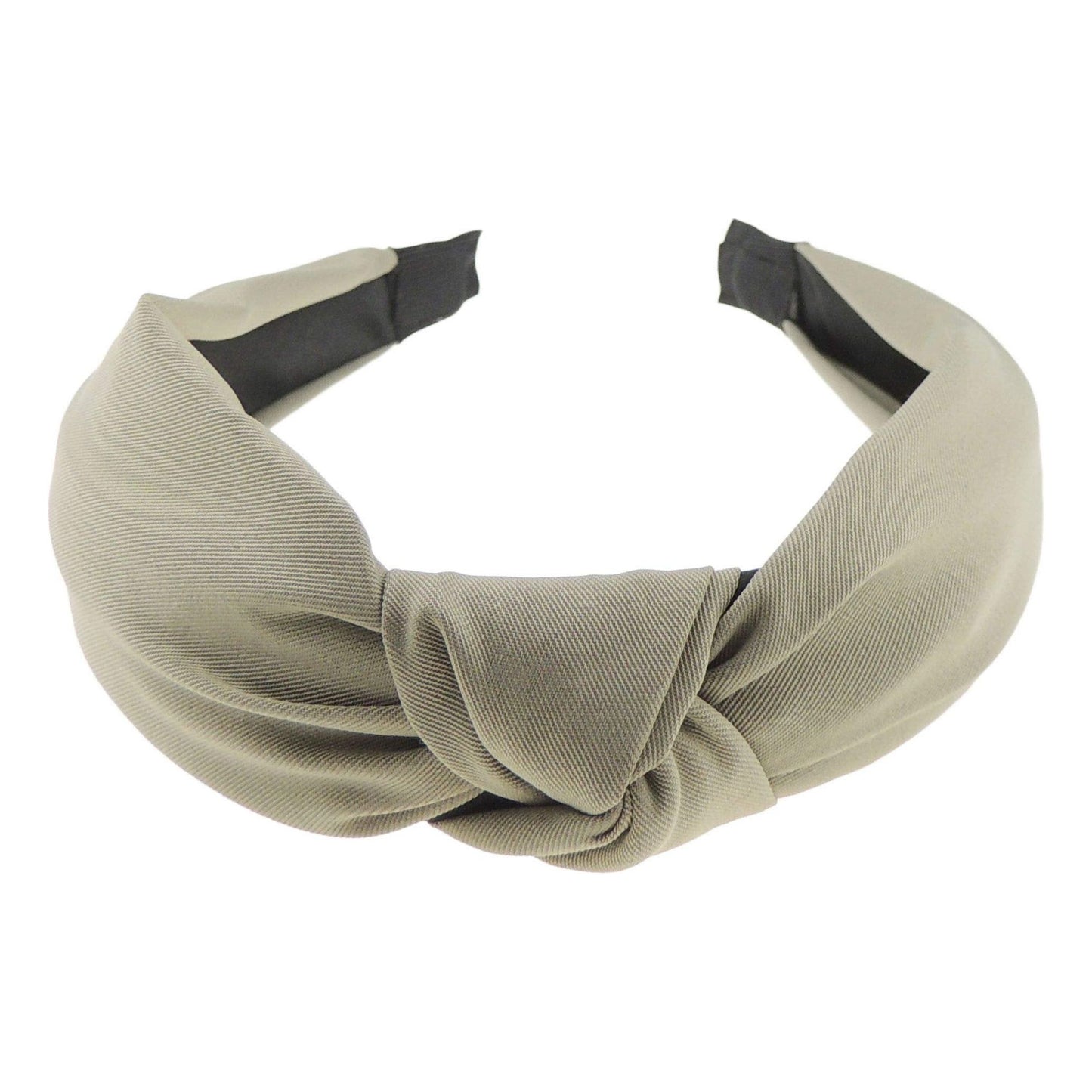 Girls Small Head Ladies Draped Canvas Look Knot Headband Alice Band