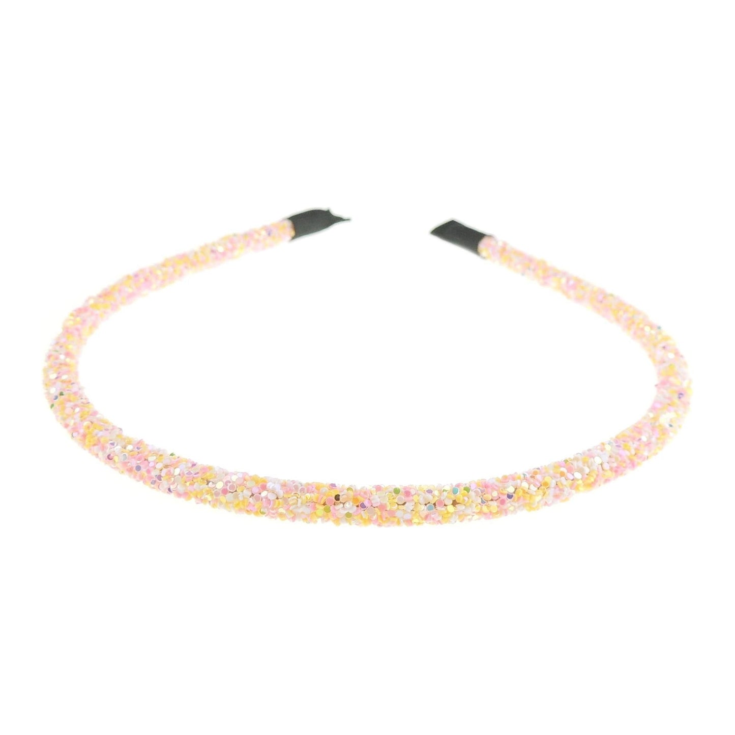 Extra Sparkly Girls Crystal Rhinestone Encrusted Narrow Evening Headband Alice Band