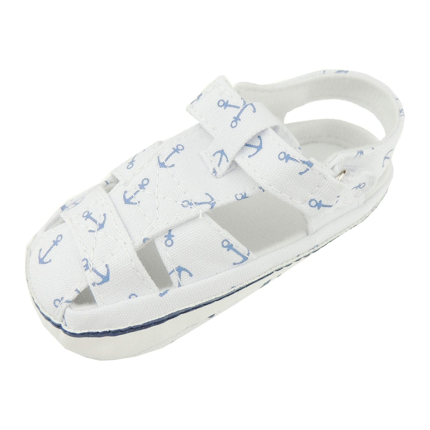 Adorable Baby Boys Summer Beach Holiday Sandals Shoes Naval Anchor Sea