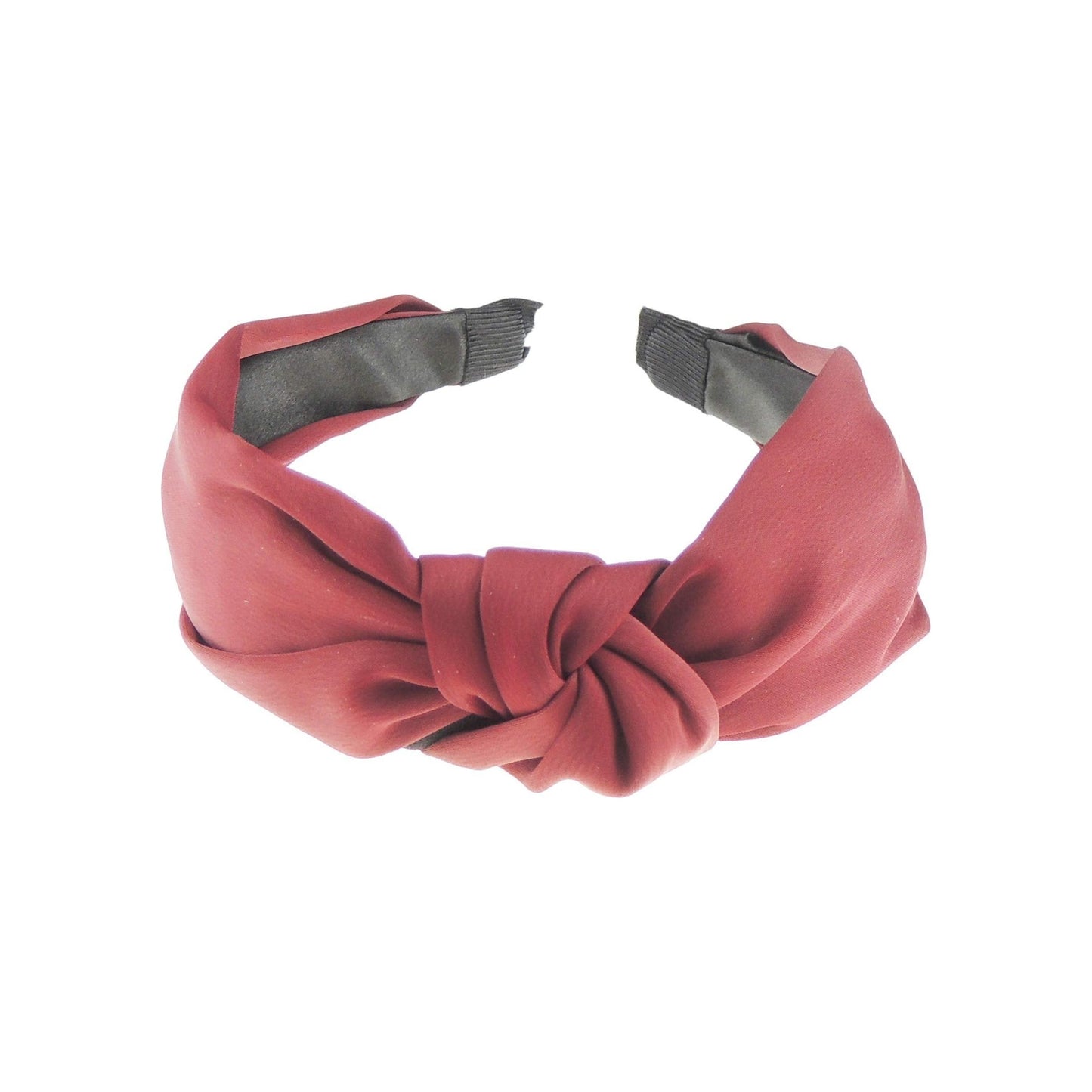 Ladies Draped Silk Look Knot Headband Alice Band