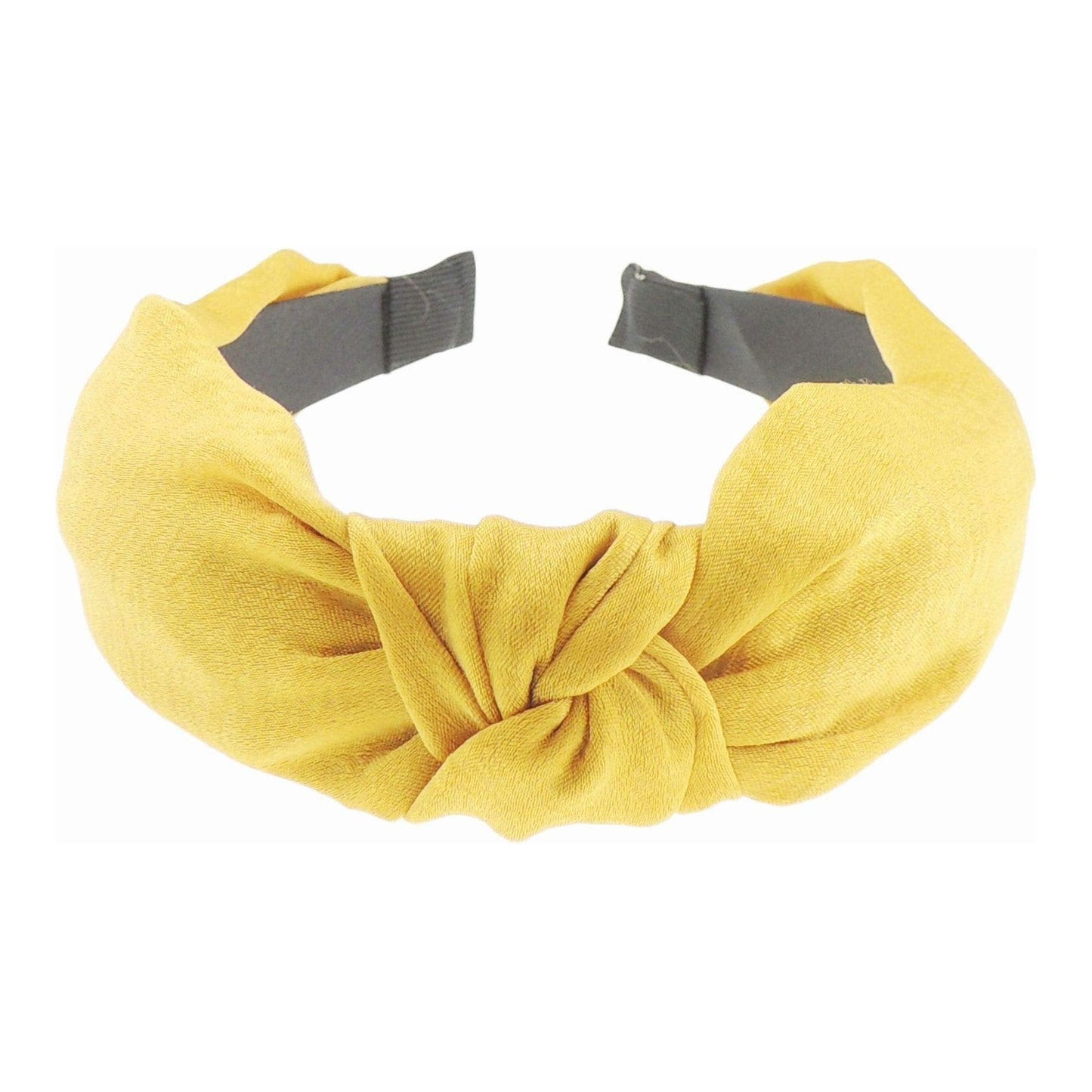 Ladies Draped Slinky Silk Look Top Knot Headband Alice Band