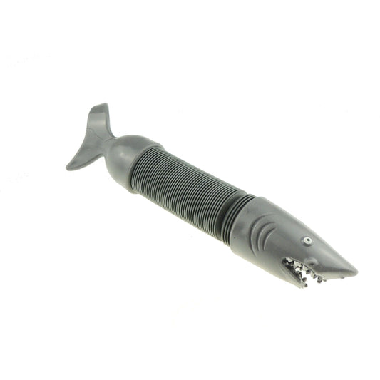 Adults Unisex Kids Children Boys Girls Novelty Stretchy Swuishy Twist Tube Stress Relief,Anxiety,Special Needs, ADHD,Autism Squishy Fun Toys Animal Creatures Sensory Noise Pop Toy Grey Shark