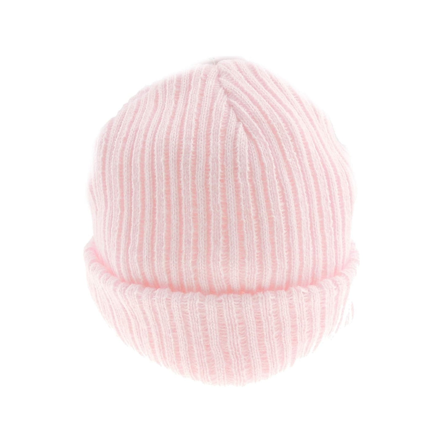 Super Soft Baby Girls Boys Warm Winter Chunky Ribbed Knit Baby Hat Newborn Up to 12 Months